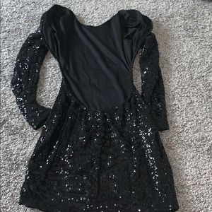 Black super star dress customized